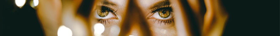 Background of headshot, a woman's eyes